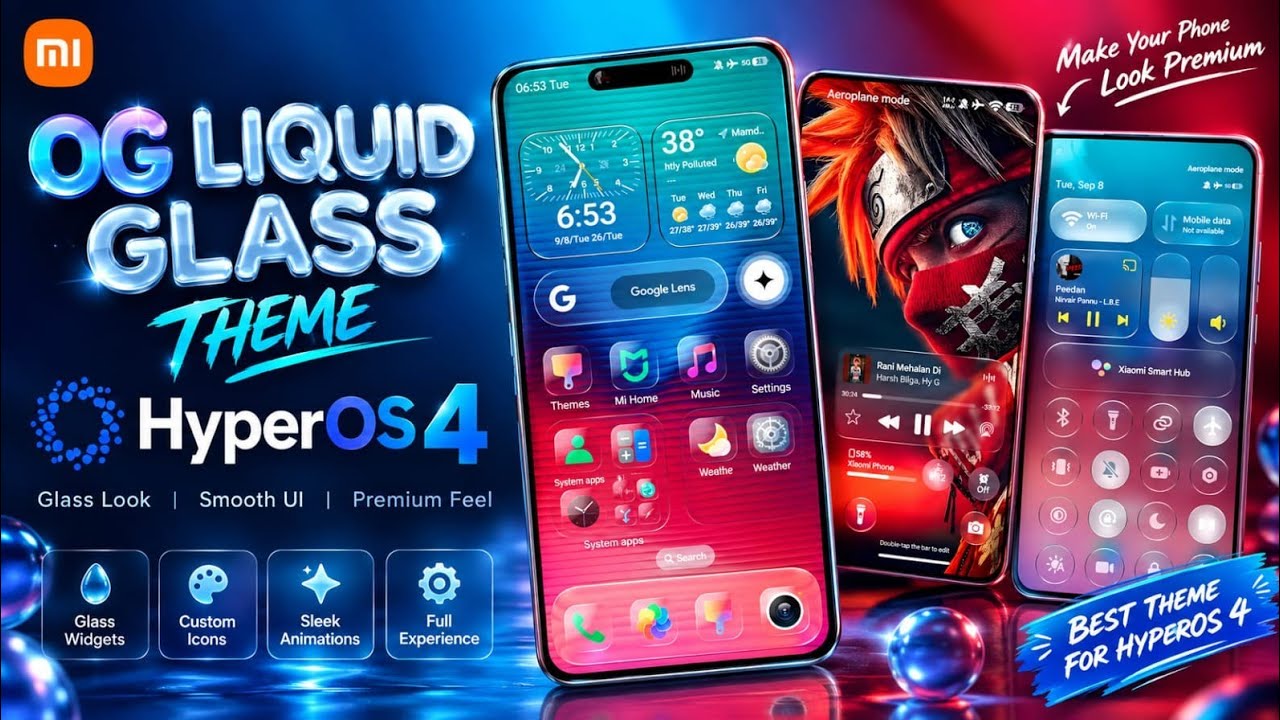This HyperOS 4 Theme Makes Xiaomi Look INSANE 🤯 | Liquid Glass 