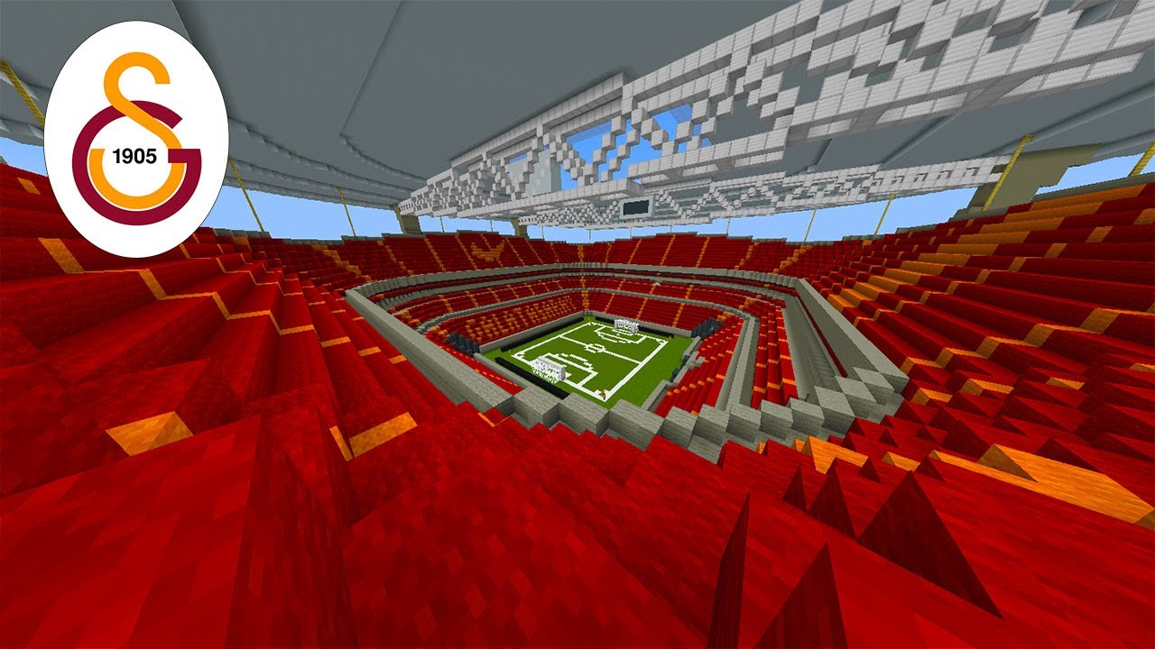Minecraft Mini İstanbul - GALATASARAY STADYUMU - Türk Telefom Arena #keşfet #stadyum #minecraft