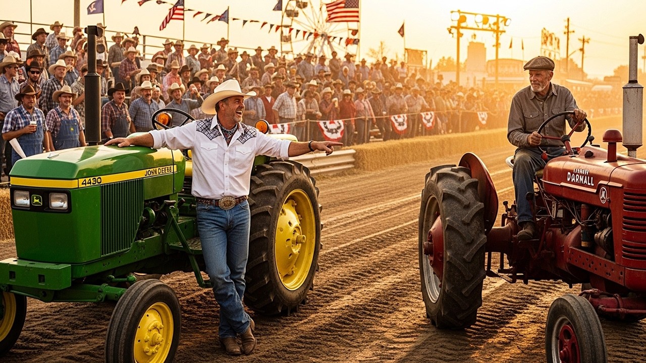 JD Dealer Wagered $15,000 His New Tractor Could Crush the Junkyard Farmall — He Lost Everything