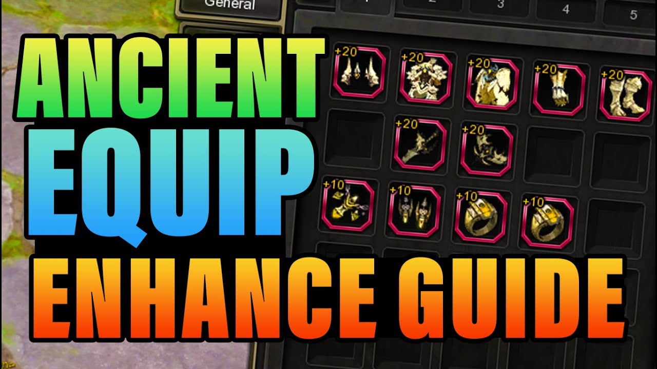 Ancient ARMOR, WEAPON, ACCESSORY Craft & Enhancement Guide Dragon Nest SEA