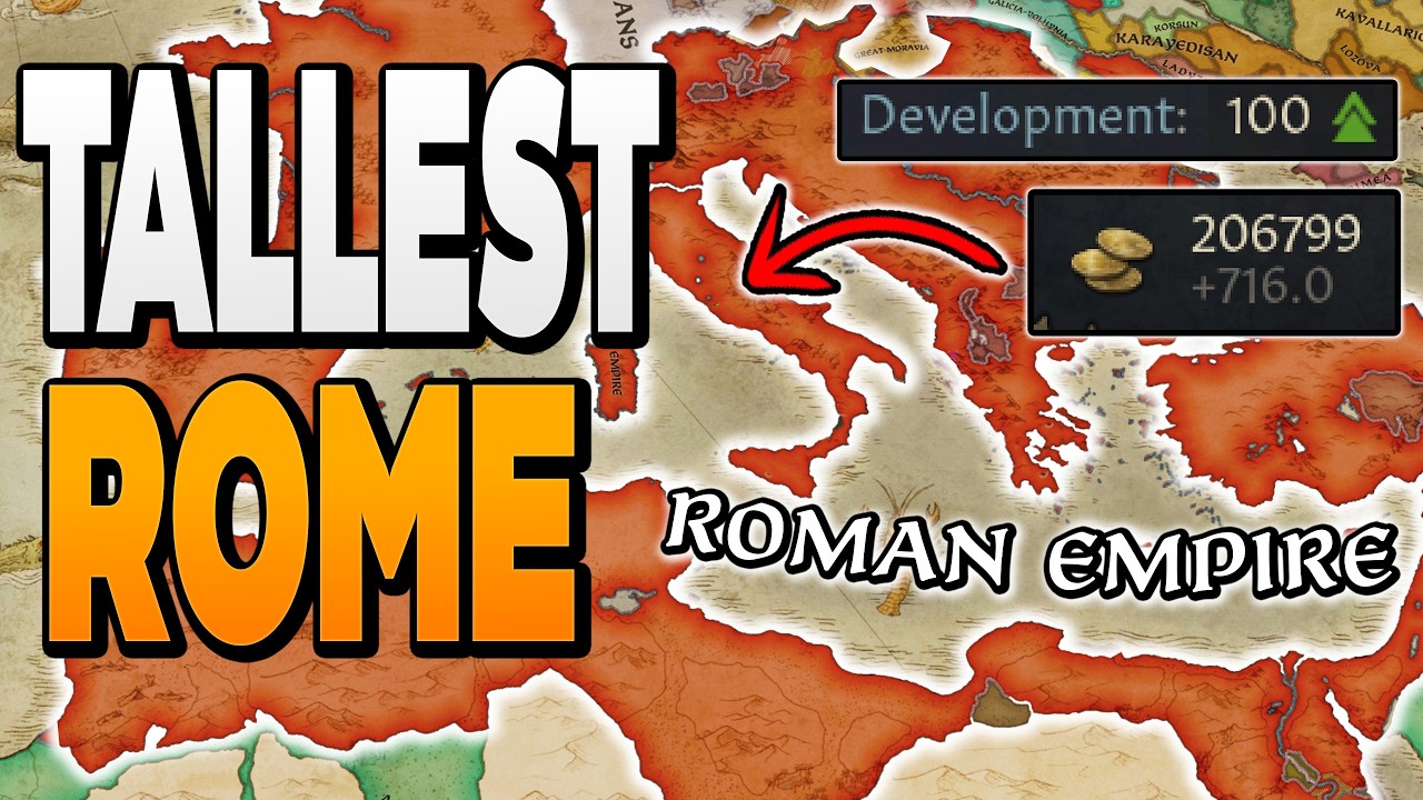 I played TALL to restore the ROMAN EMPIRE to its PEAK (CK3)
