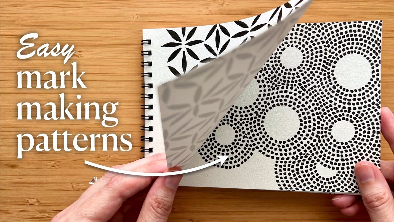 3 Ways to Fill Your Sketchbook with Easy Mark Making Patterns