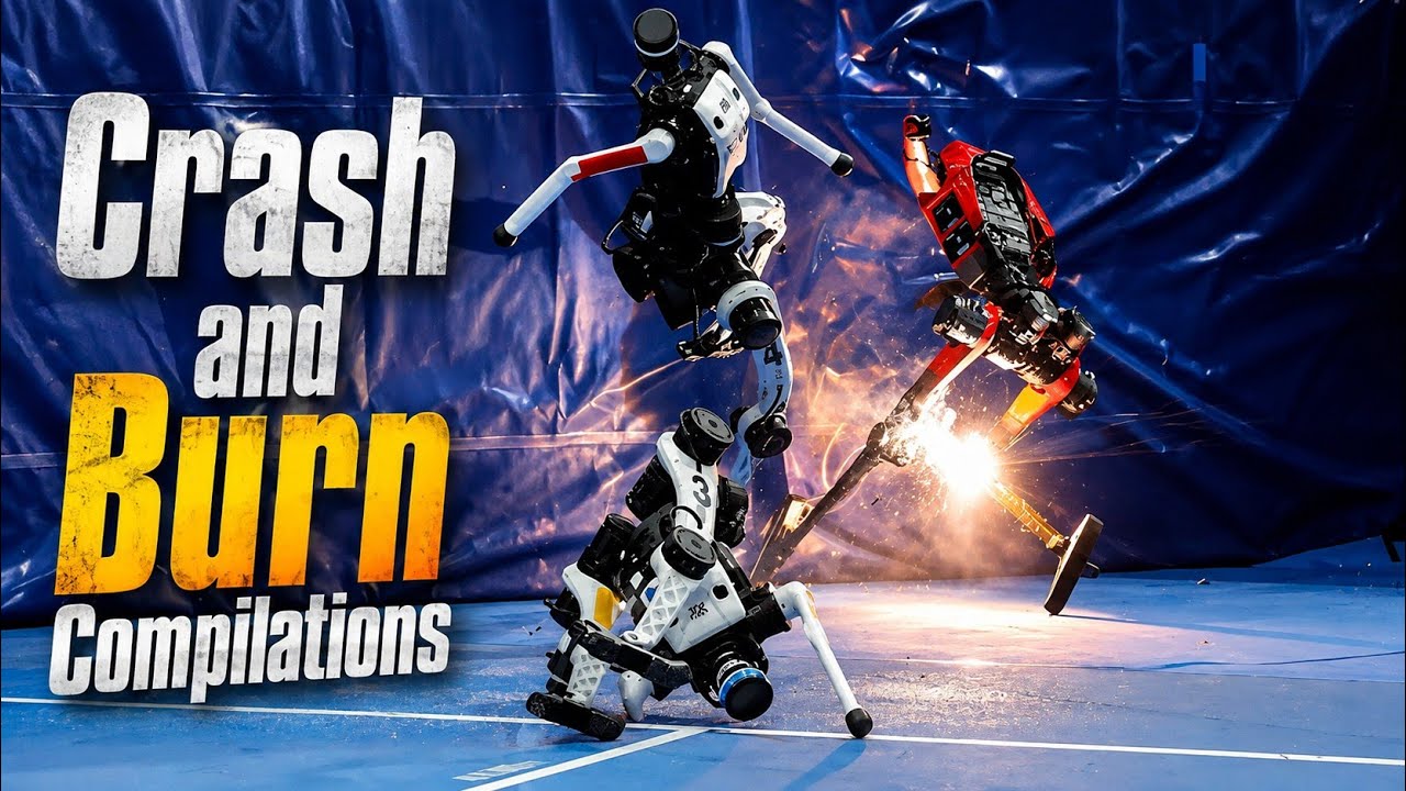 100m Robots Crash and Burn Moments During the World Robot Games 2026