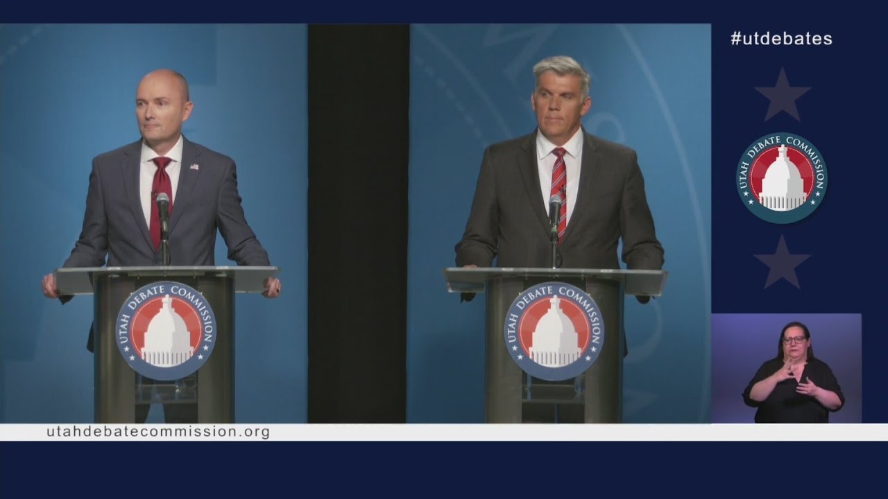 Republican Utah governor's debate
