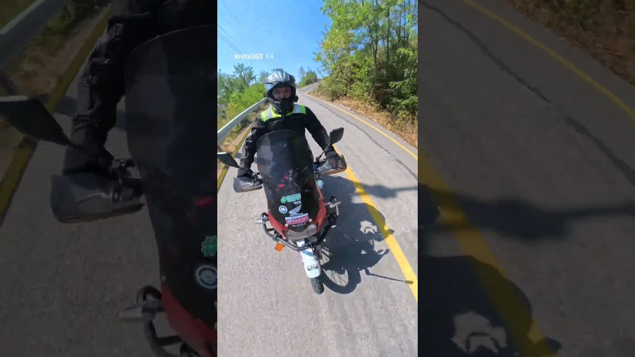 360 kamera ile ilk deneme #adventure #motorcycle #nx650