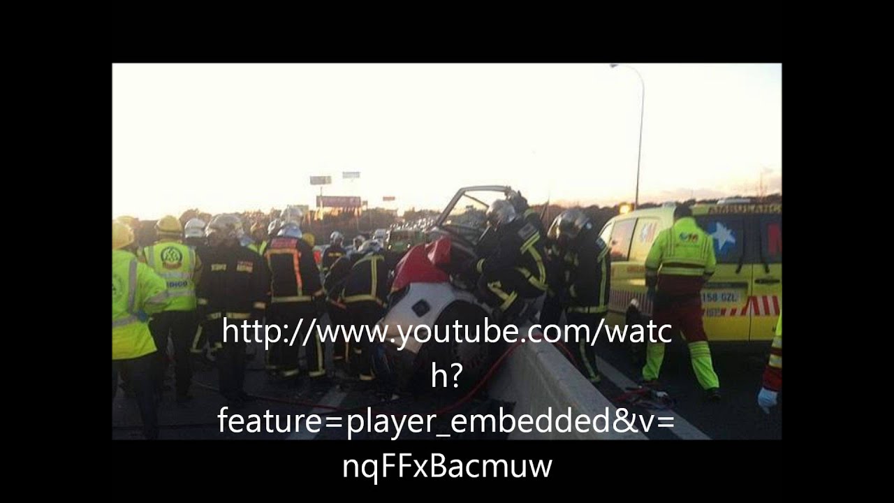 Espectacular accidente mortal tras atropello y fuga .