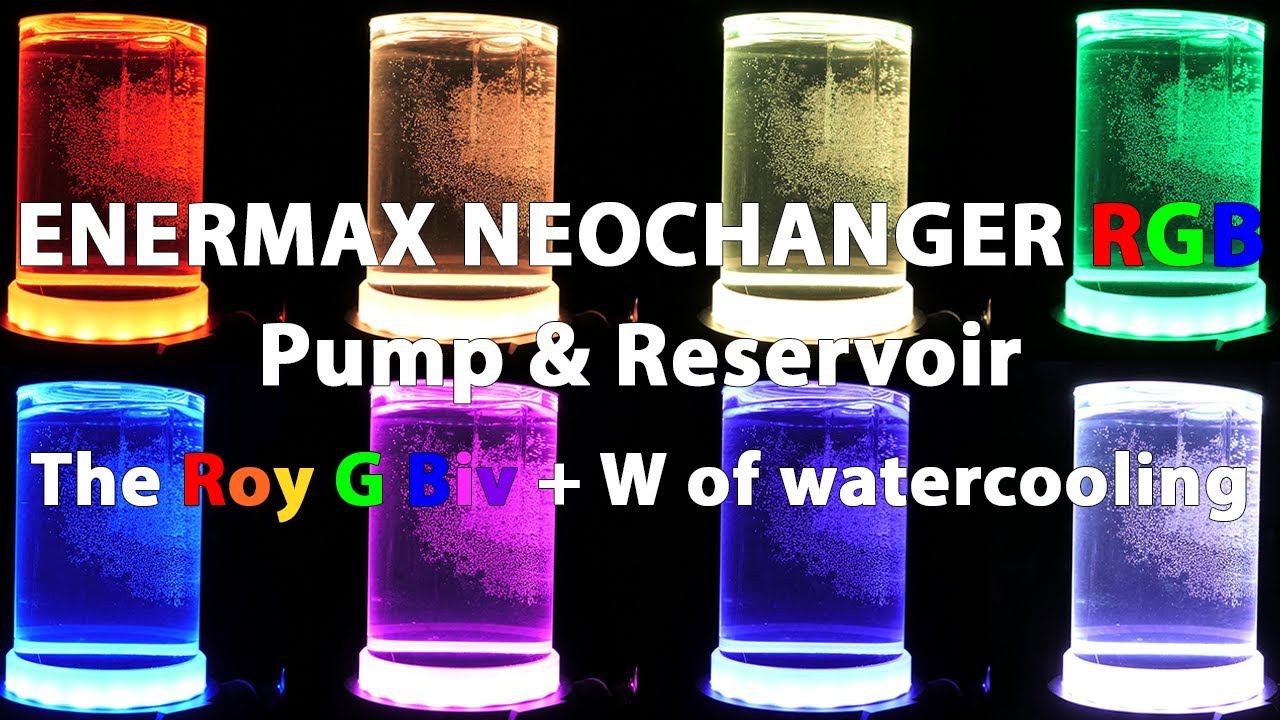 Enermax NeoChanger RGB Pump and Reservoir Combo