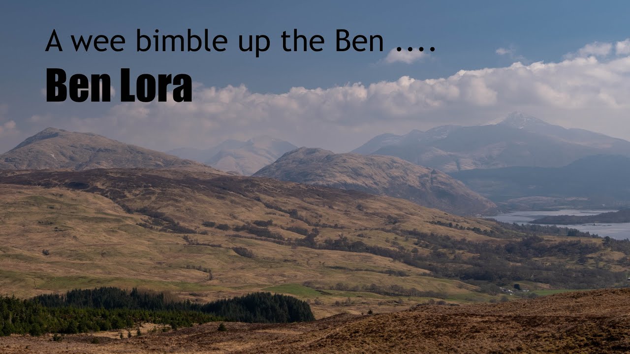 a wee bimble up the BEN.....Lora , benderloch argyll.
