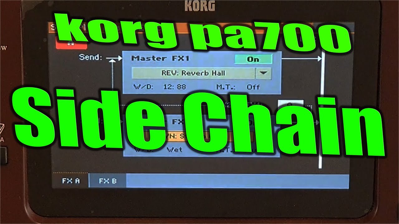 Korg pa700: SideChain