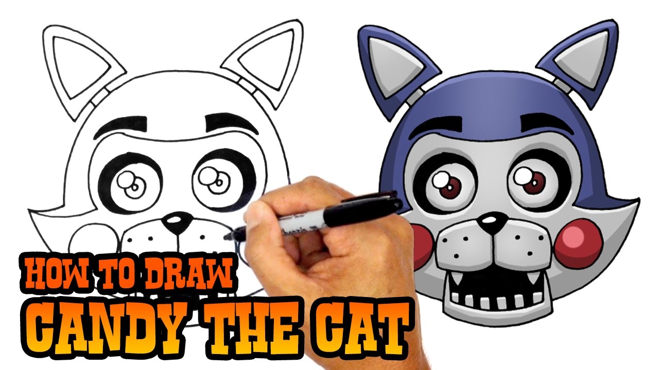 How to Draw Candy the Cat | Five Nights at Candy's