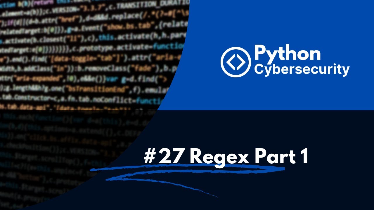 بايثون للامن السيبراني #27 | Regular expression part 1