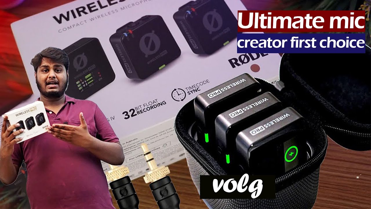 RODE MIC ಎಲ್ಲೂ ಸಿಗದೆ ಕೊನೆಗೆ ಫಾರಿನ್ ಇಂದ TARSUDVI - WIRELESS PRO UNBOXING VIDEO IN KANNADA