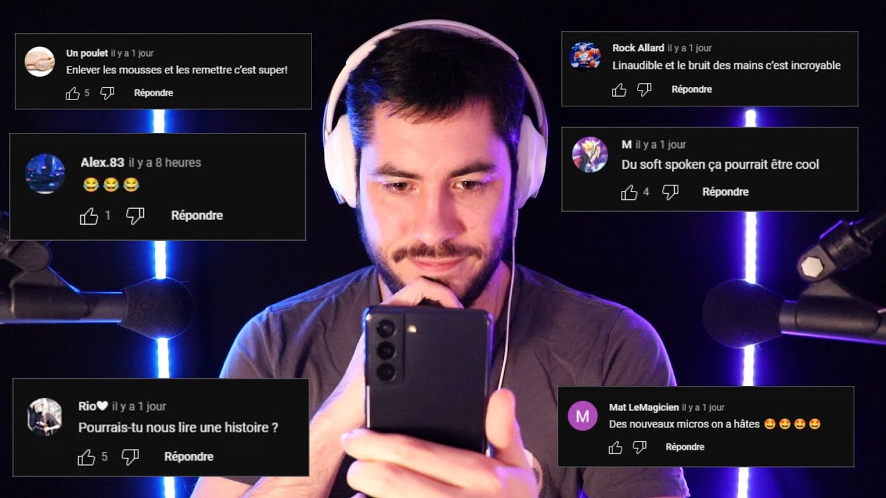 ASMR vos commentaires seront toujours relaxants