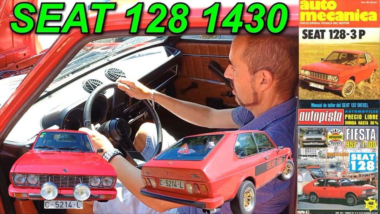 ⛽Seat 128 1430 1978. Berlina, break y deportivo. Revisión al detalle. #seat128