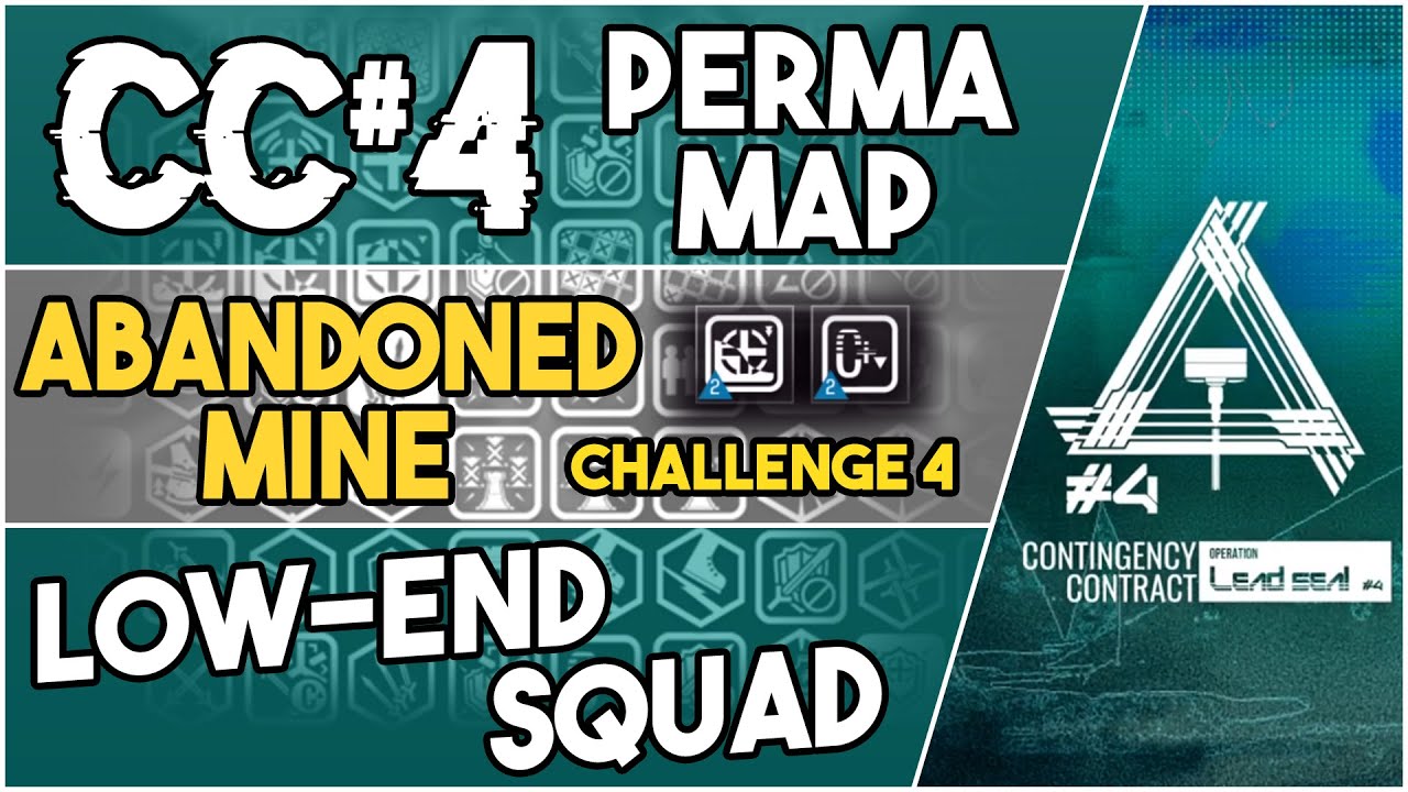 CC#4 Permanent Map - Abandoned Mine Challenge 4 | Low End Squad |【Arknights】