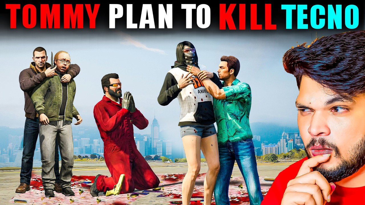 TOMMY VERCETTI PLAN TO KILL TECHNO GAMERZ🔥NIKO BELLIC| WELCOME TO THE MOST EXPENSIVE CITY | GTA 5