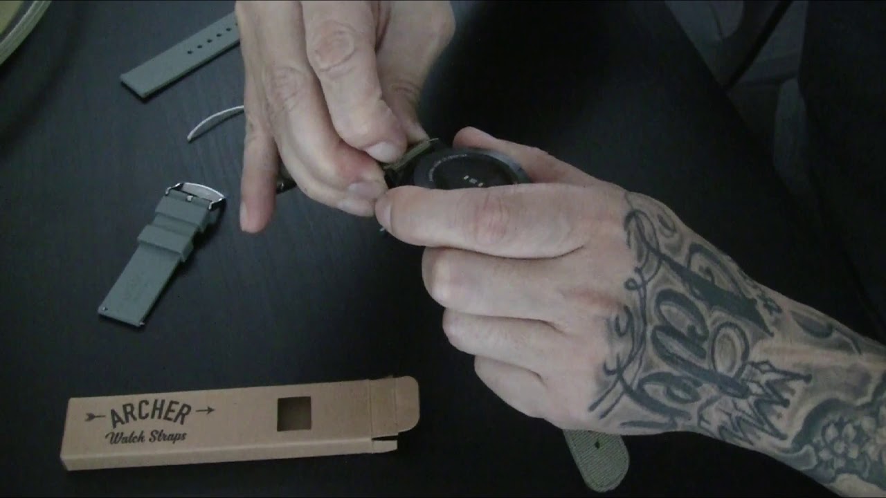 New! Archer Silicone watch Strap review