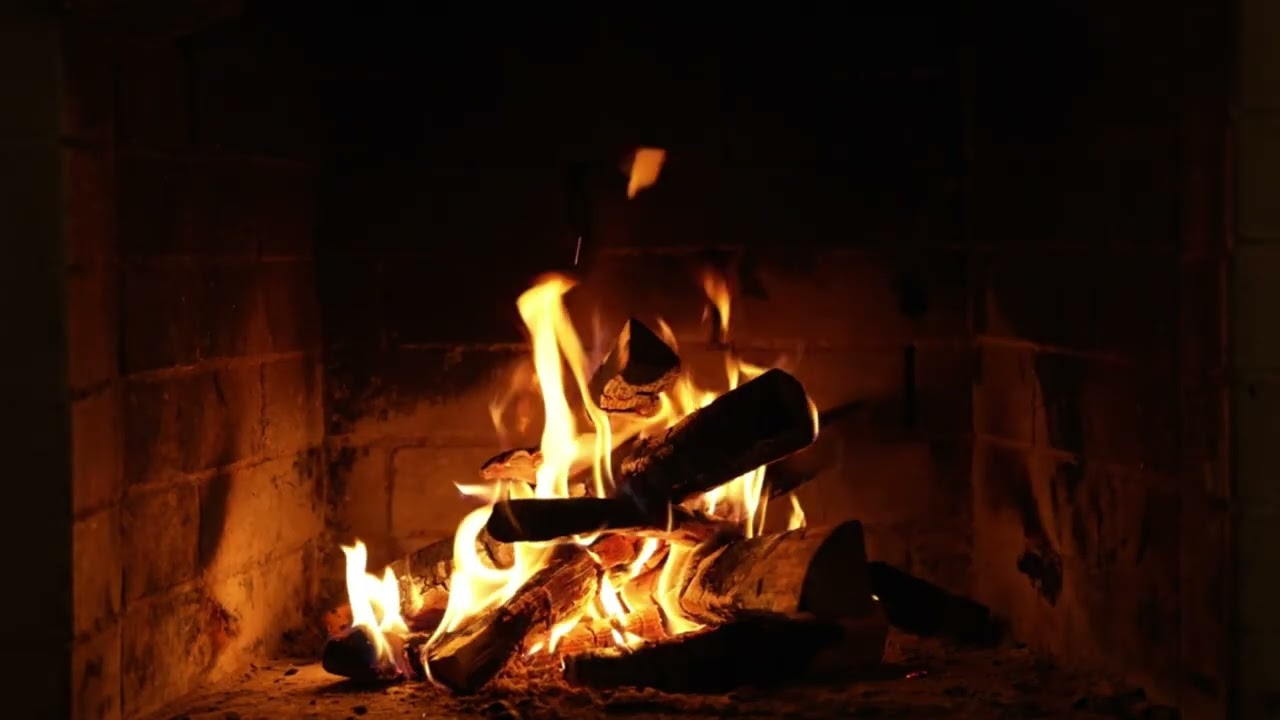 FEU DE CHEMINÉE 1 HEURE | Crépitement du bois  Relaxation, Méditation, Sommeil, Cosy