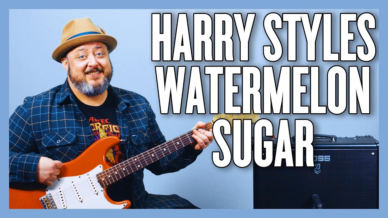 Harry Styles Watermelon Sugar Guitar Lesson + Tutorial