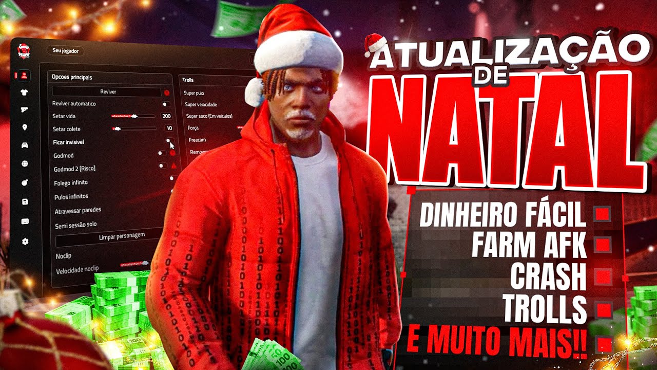 Felipe Menu QUEBROU o GTA RP com a Atualização de Natal 🎄😈