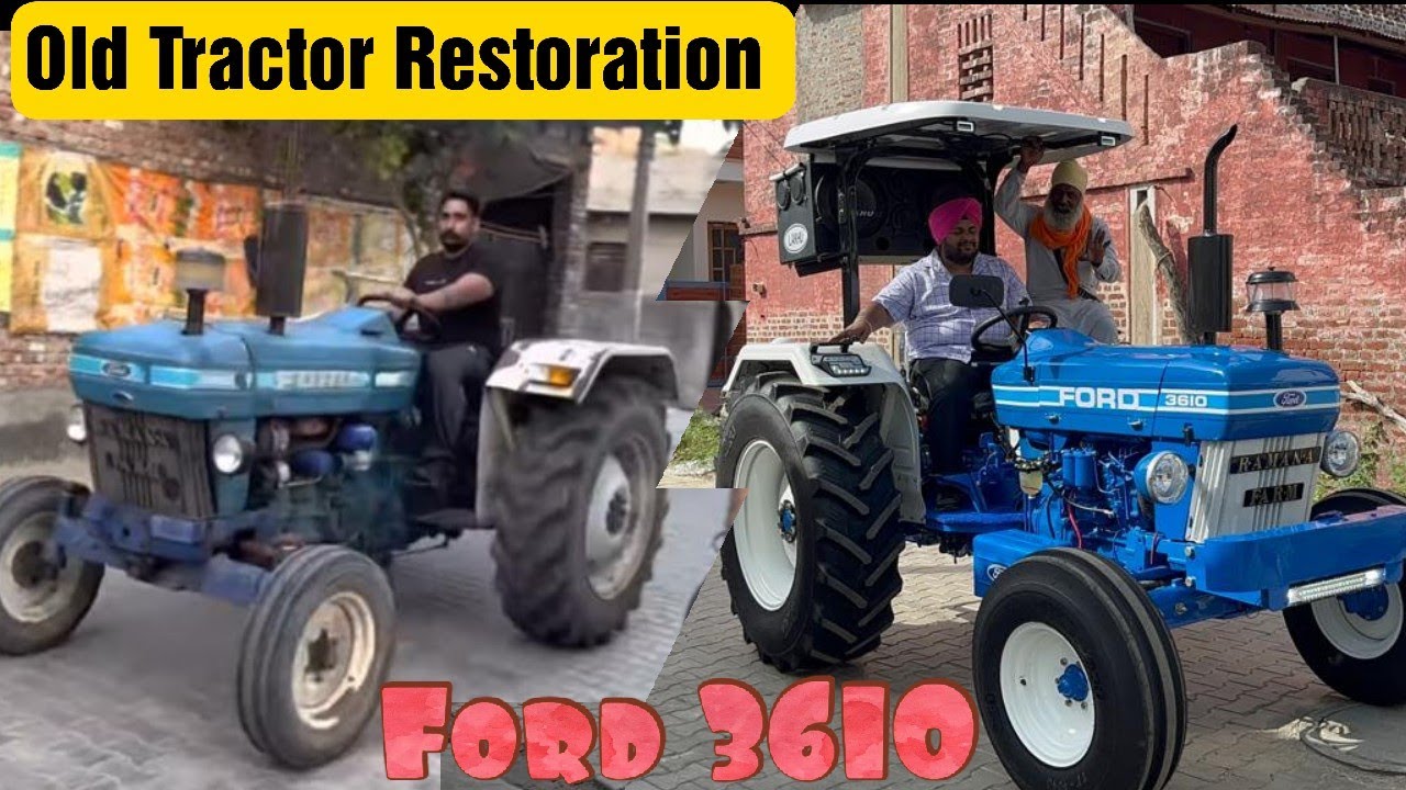 Fully Restoration Old Ford 3610 Tractor | Restore And Repair | Tractor Modifications | Delivery done