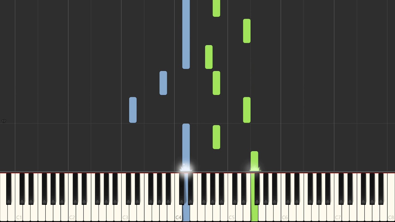 Roxas theme - Kingdom Hearts II (Piano Tutorial, Synthesia)