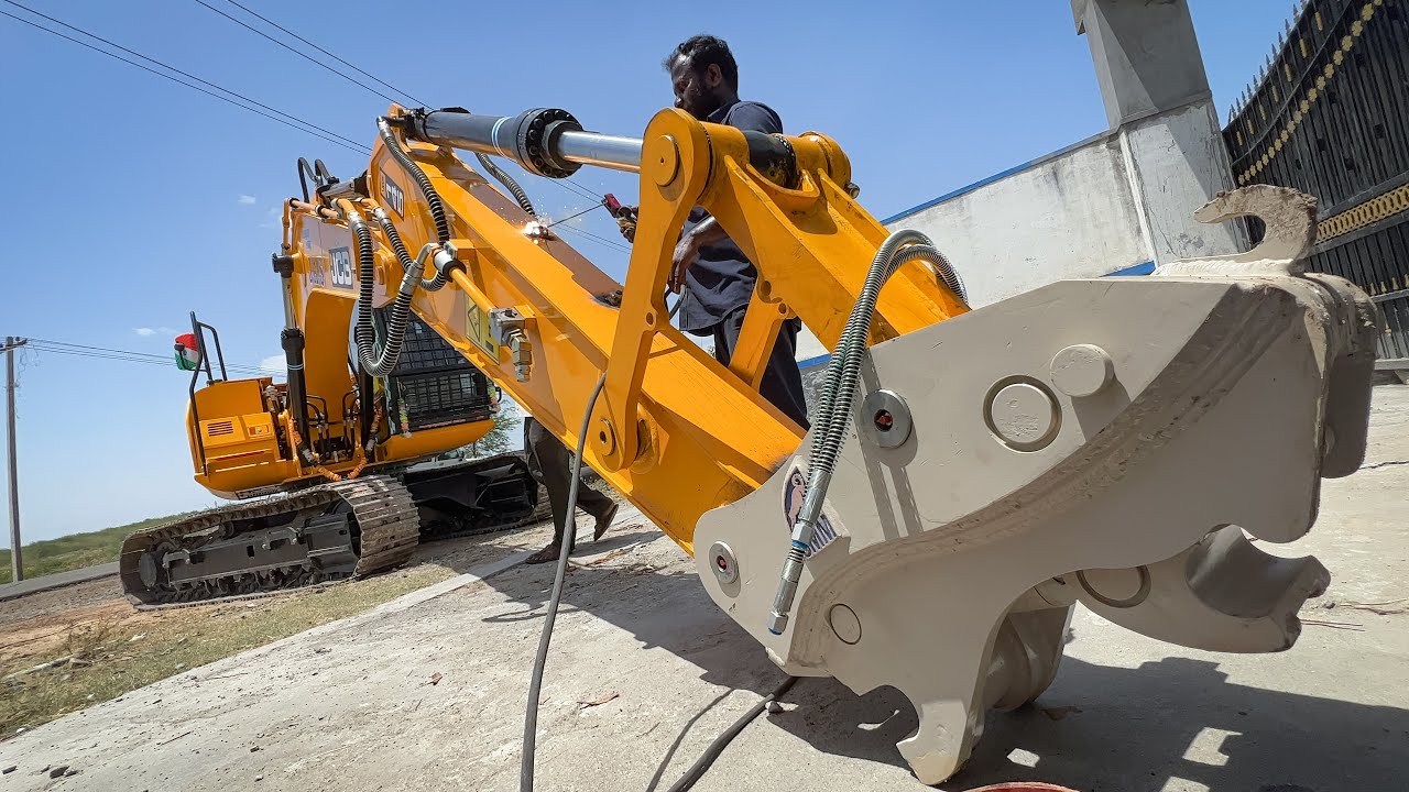 JCB 145 Excavator New SMM Quick Coupler Attachment Fitting | JCB | jcb video