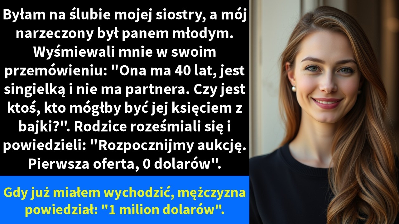 Byłam na ślubie mojej siostry, a mój narzeczony był panem młodym. Wyśmiewali mnie w swoim
