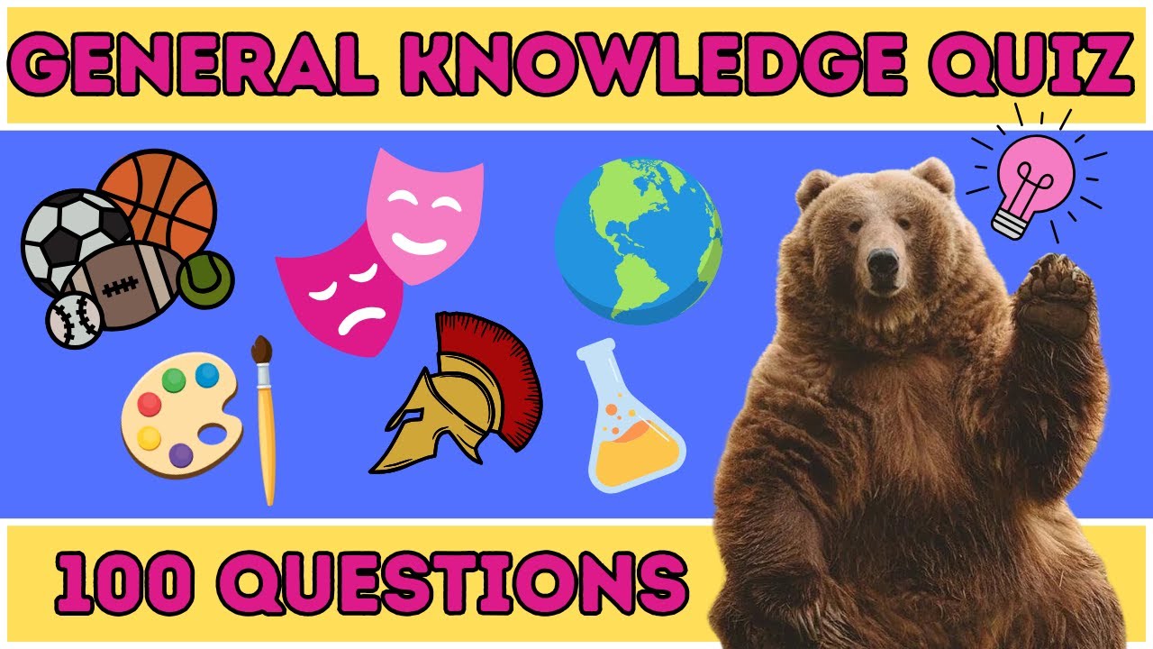 General Knowledge Trivia Quiz | Test Your Knowledge (10 Categories, 100 Questions) (2)