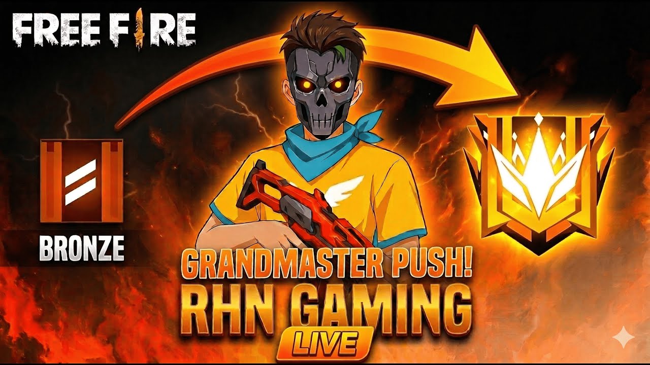 🔴[Live Free Fire New Rank Season Rank Push Live !!