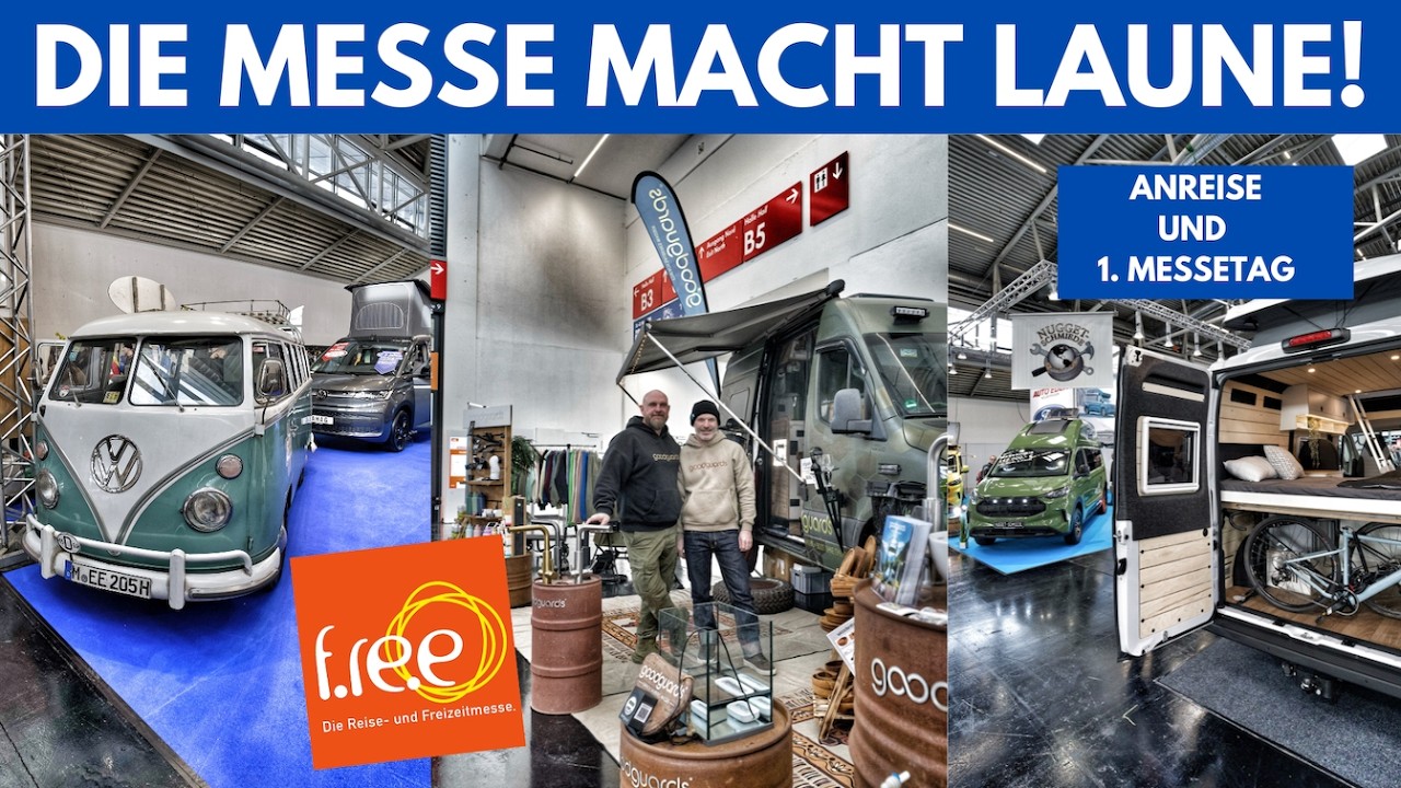f.r.e.e.  2026 - MÜNCHEN - Anreise & 1. MESSETAG - Rundgang - Größte Freizeitmesse in BAYERN