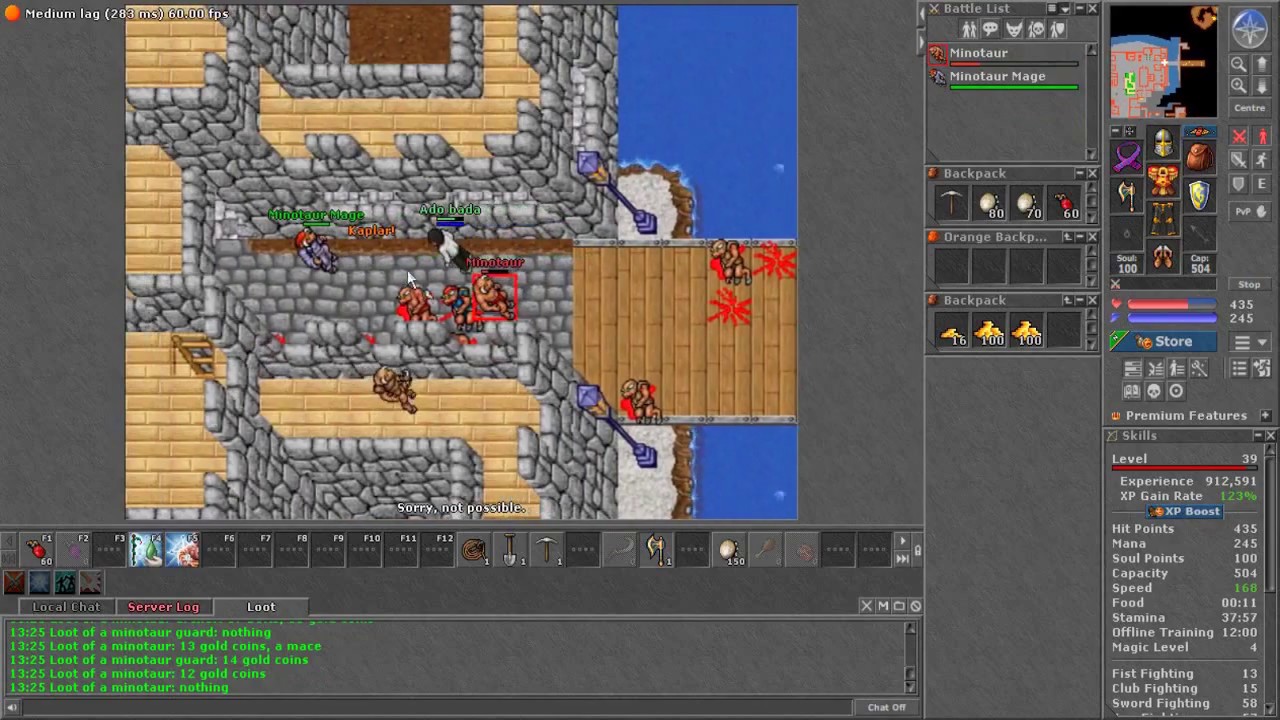 Tibia | Como llegar a Mintwallin | zonas de caza (level 30+)