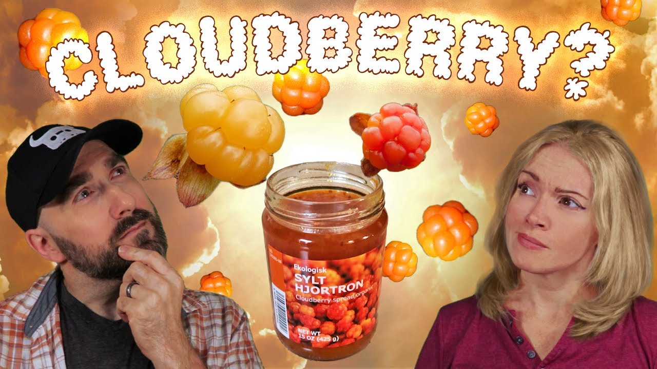We Try Cloudberry Jam from IKEA - First Time Tasting Cloudberry
