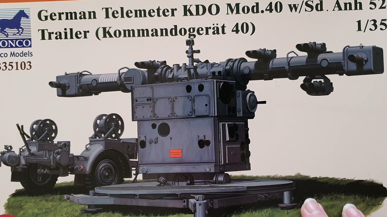 Bronco 1/35 German Telemeter KDO Mod 40 Rangefinder - Kit Review
