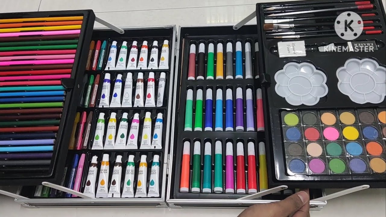 #Stationery Kit # UOXOO 145 Pc Art Supplies Kit Unboxing # Unicorn Art Kit #Art Kit#2024