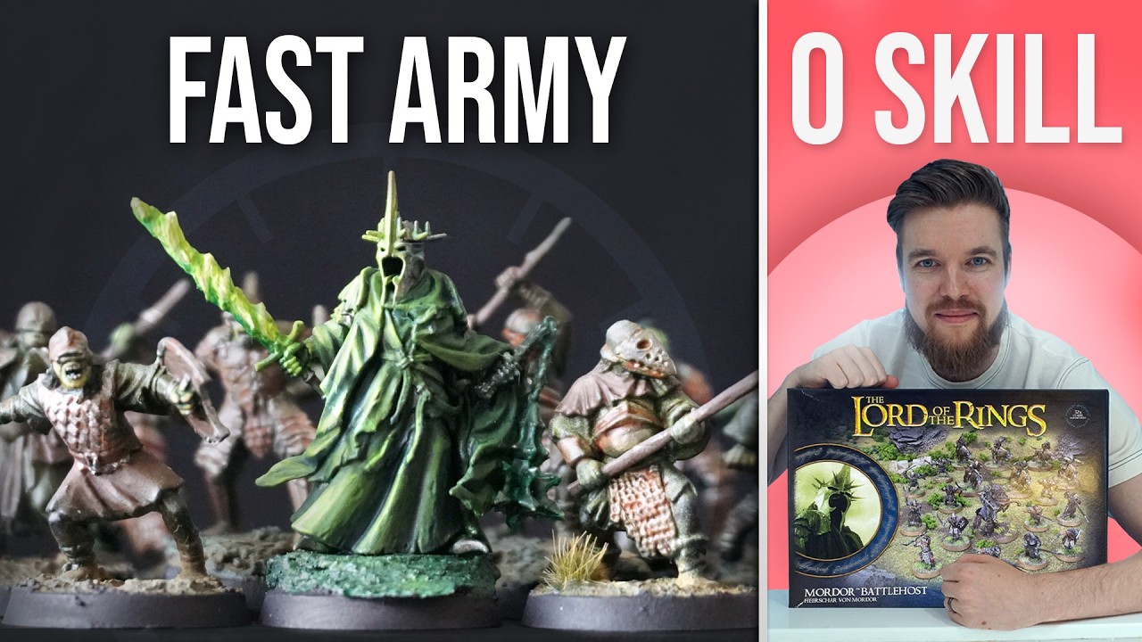 Finally… a Simple Way to Paint a Whole LOTR Mordor Army Fast!