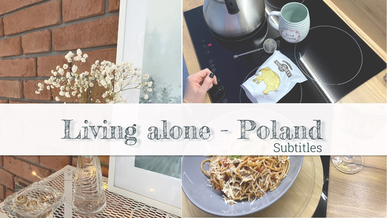 Saturday vlog | Shopping, cooking & cleaning | Living alone diaries - Poland Europe