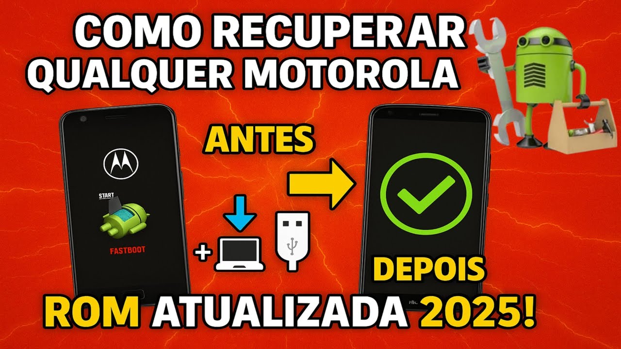 RECUPERE QUALQUER MOTOROLA / LENOVO! Instalação de ROM ATUALIZADA 2025 ✅