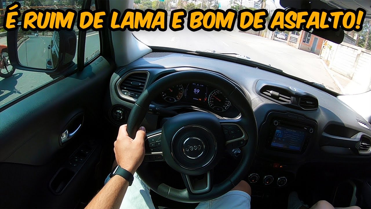 Teste no Jeep Renegade Sport 1.8 Flex Manual!!