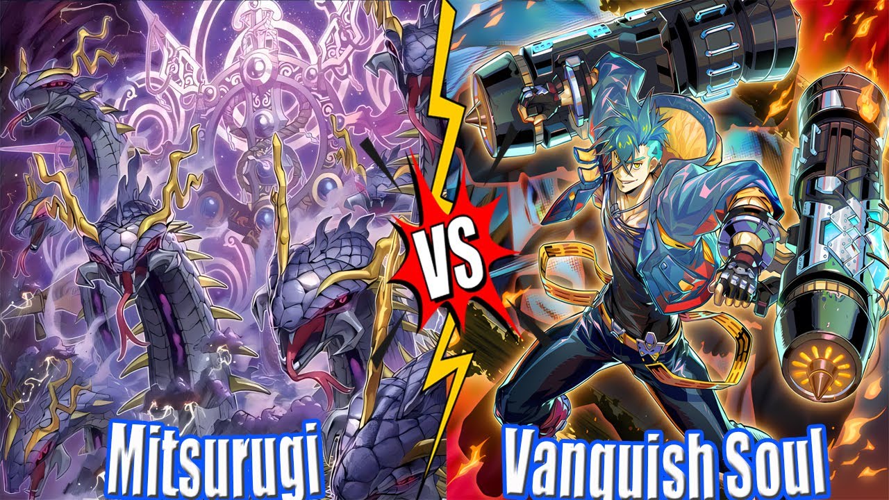 Mitsurugi Ryzeal vs Vanquish Soul & Vanquish Soul K9 vs Dracotail - New Banlist Yu-Gi-Oh!