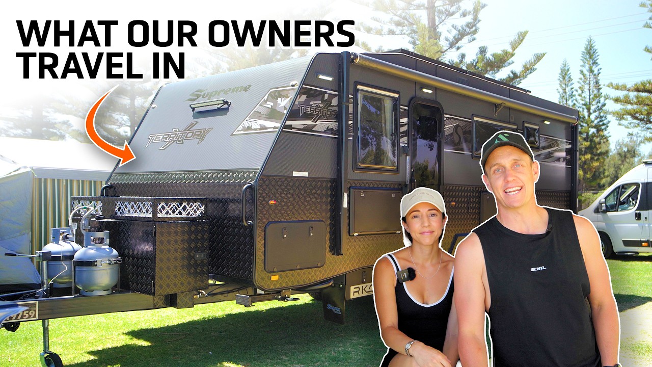 Jeb & Cassie show us their TERRITORY X - The owners of Adelaide RV give us a tour of their van!
