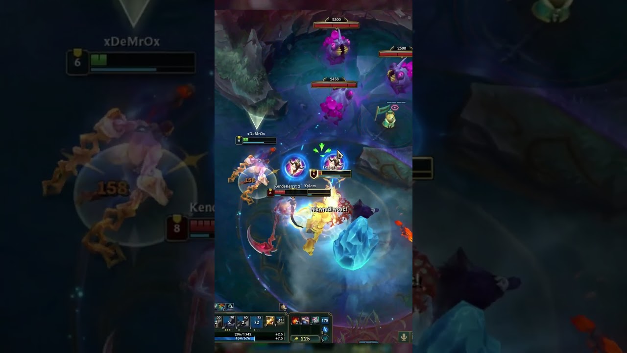 Czy Ult Kindred trolluje? | Epickie akcje! #gaming  #shorts  #leagueoflegends