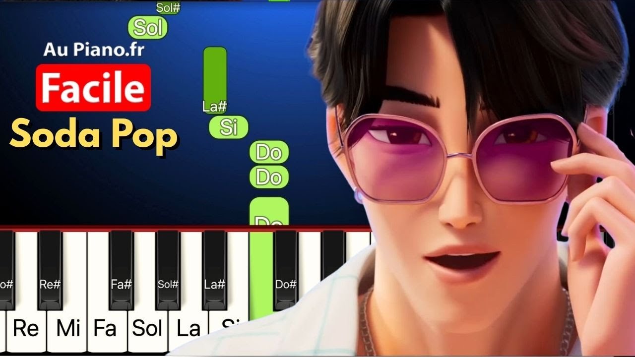 Soda Pop – KPop Demon Hunters | Piano ULTRA Facile (Version Débutant)