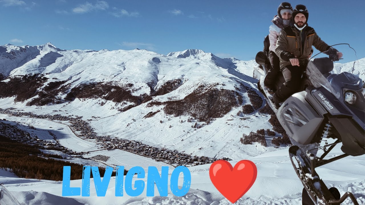 MOTOSLITTA A LIVIGNO - escursione stupenda , partenza da Trepalle