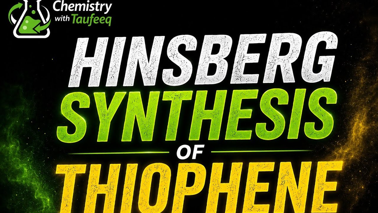 Hinsberg Synthesis of Thiophene with mechanism#chemistry  