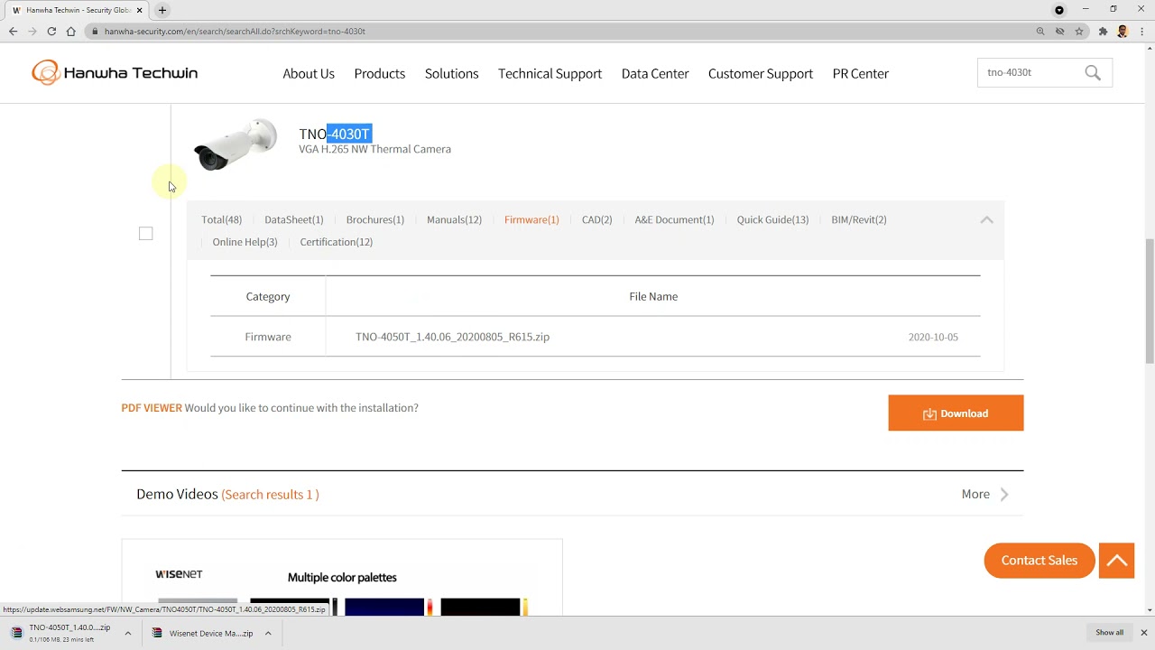 How to Update Camera Firmware Using Wisenet Device Manager Part 1