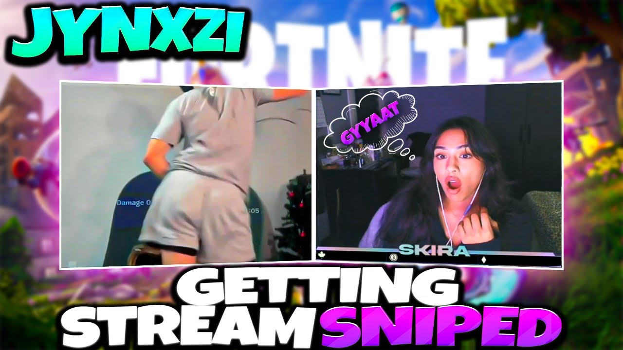 Реакция SKIRA на то, что JYNXZI засняли на трансляции в FORTNITE
