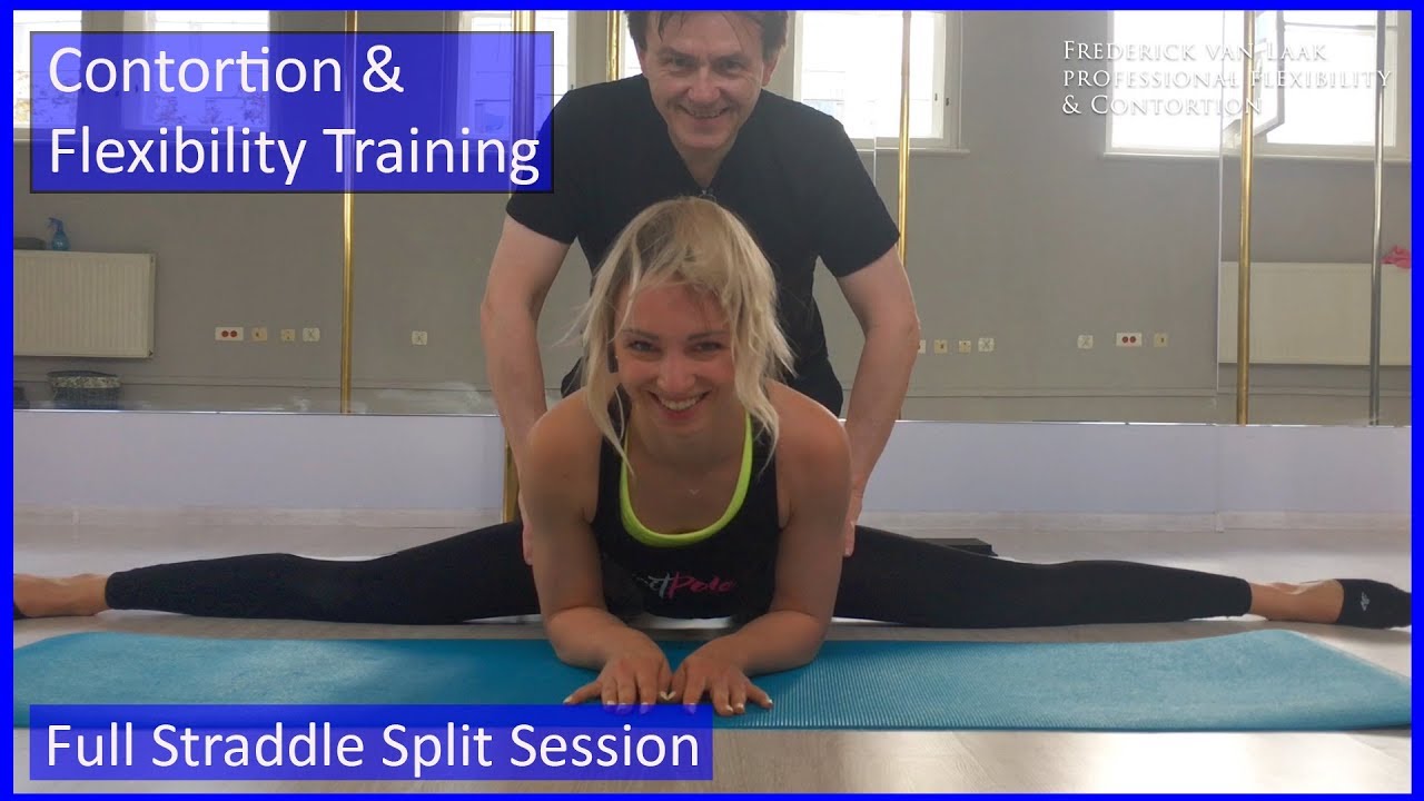 45 Flexyart Contortion Training: Full Straddle Session - Also for Yoga, Pole, Ballet, Dance People
