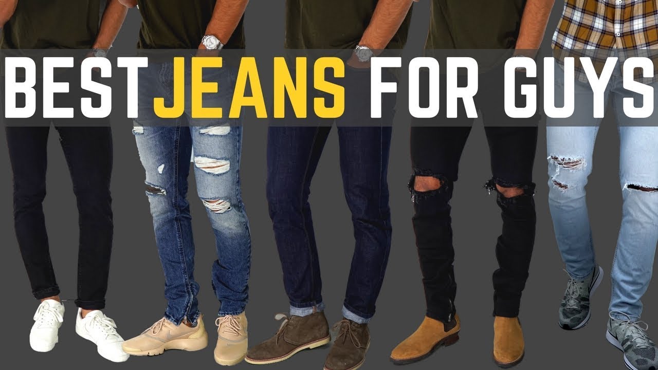 TOP 6 MUST HAVE Jeans for Guys | Best FITTING Affordable denim