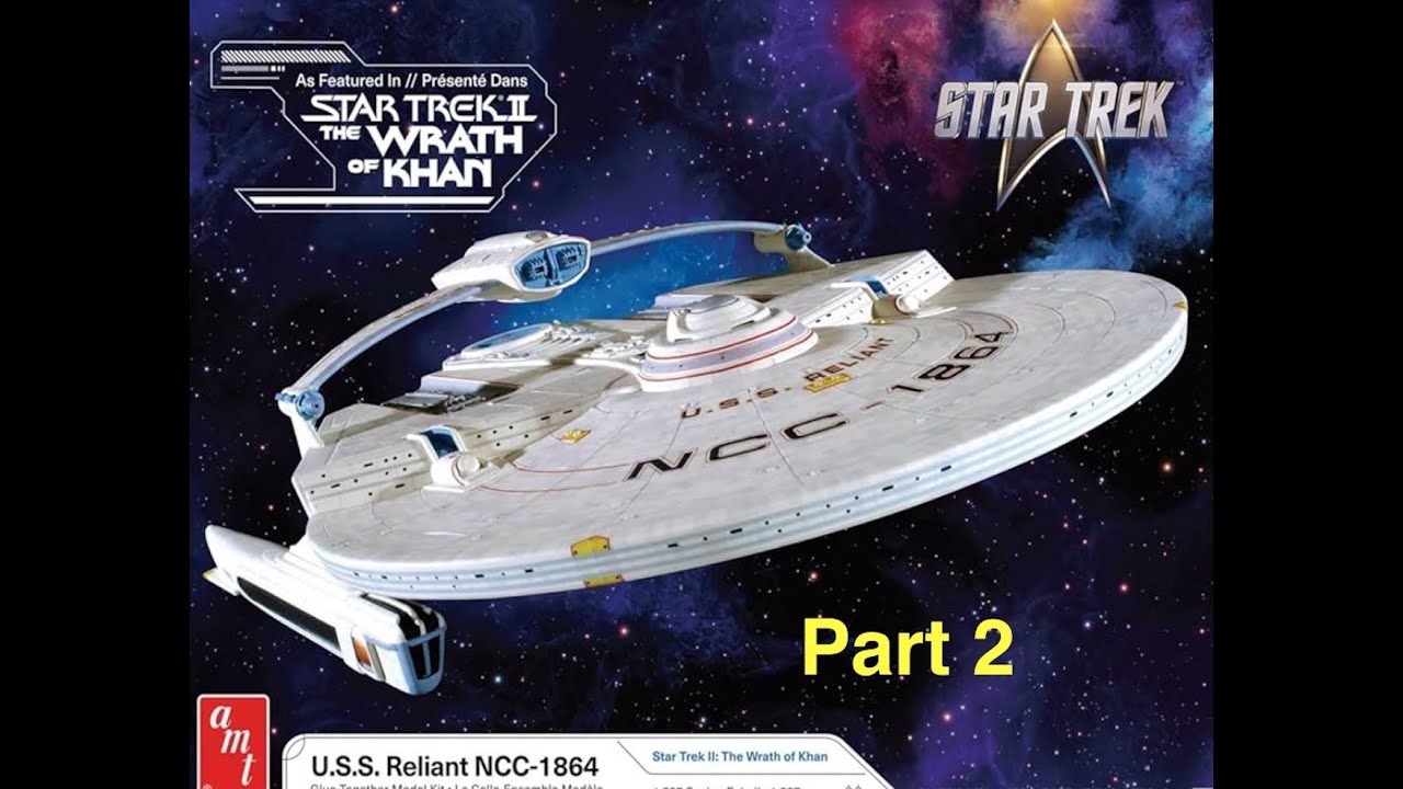 Build USS Reliant from AMT in 1:537 scale pt 2